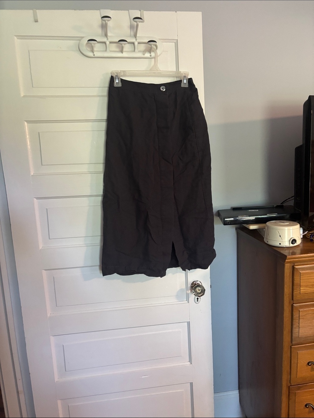 Classic Grey Women's Midi Skirt